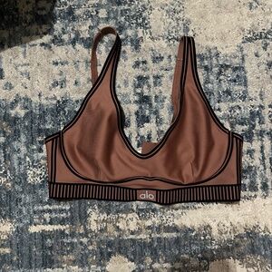 Alo yoga Line up bra chestnut medium